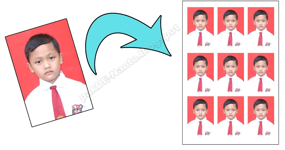 Cara mencetak Foto 3x4 cm pada kertas 4R | PAKDE NANTO