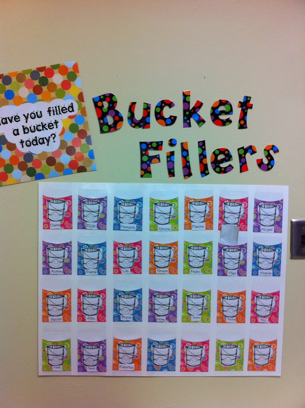 Blog Hoppin' bucket fillers