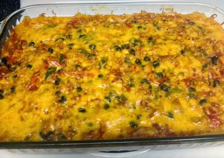 Weight Watcher Girl Cheesy Mexican Rice Casserole! WW 5 Points Plus