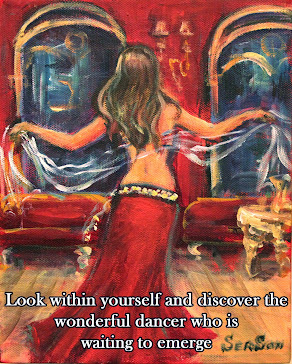 Mira dentro de ti misma y descubre la maravillosa bailarina que esta esperando salir.