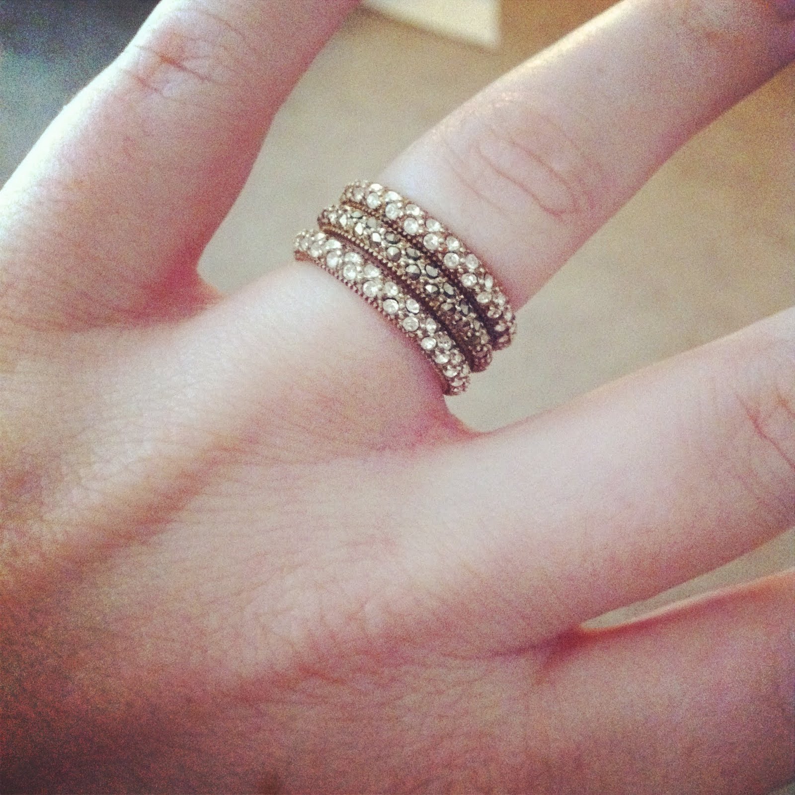 Stackable Rings Rose Gold