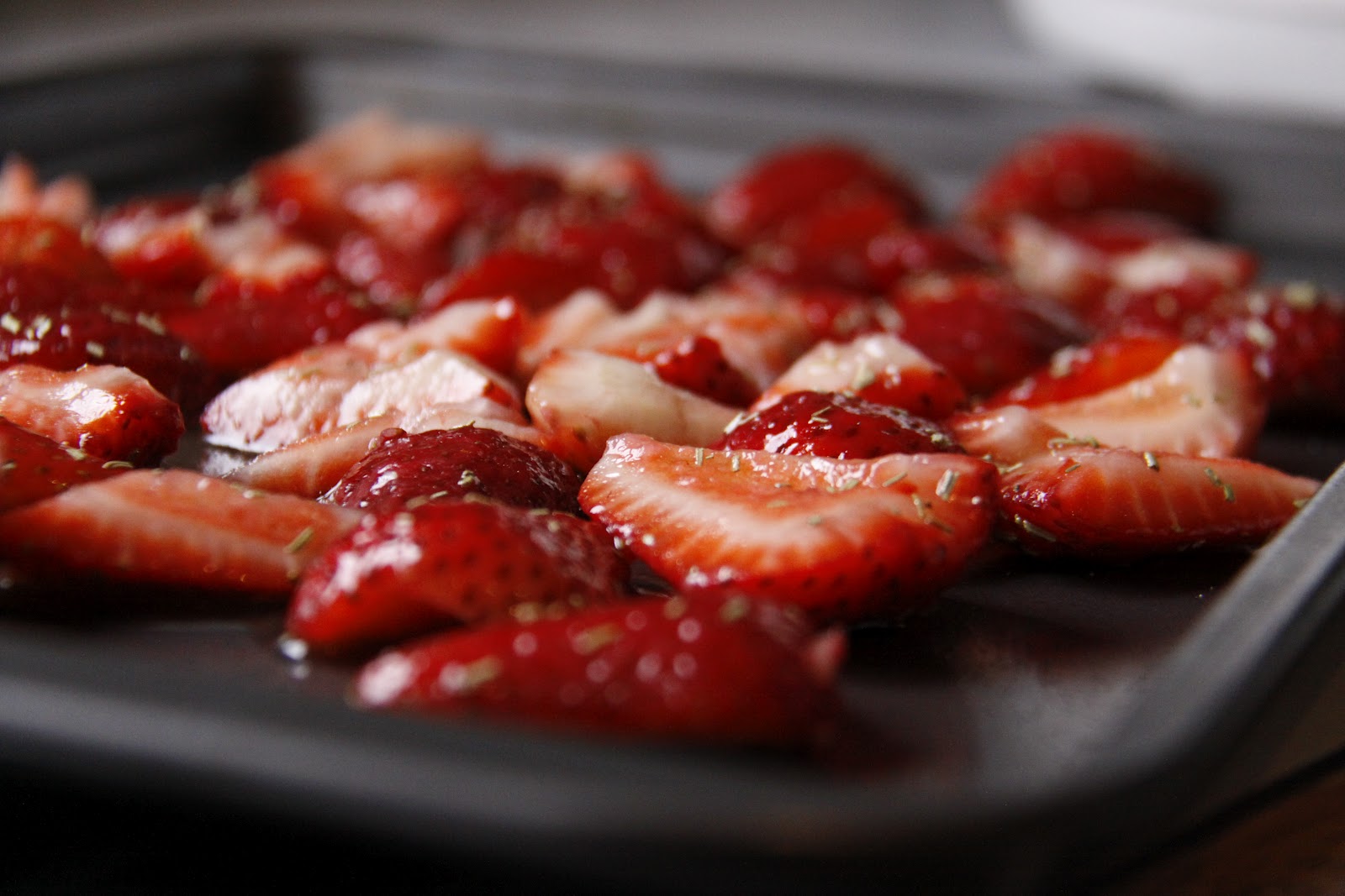 MissCellaneous Balsamic Strawberries & Rosemary Bread