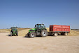 Harvesting barley 2013 with Claas Lexion