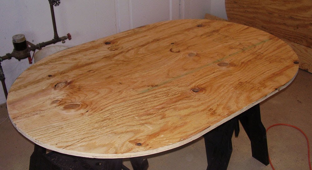 How to Build the Classic Poker Table DIY Plans Cutting the Table Top