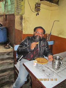 Morning breakfast in Manali.