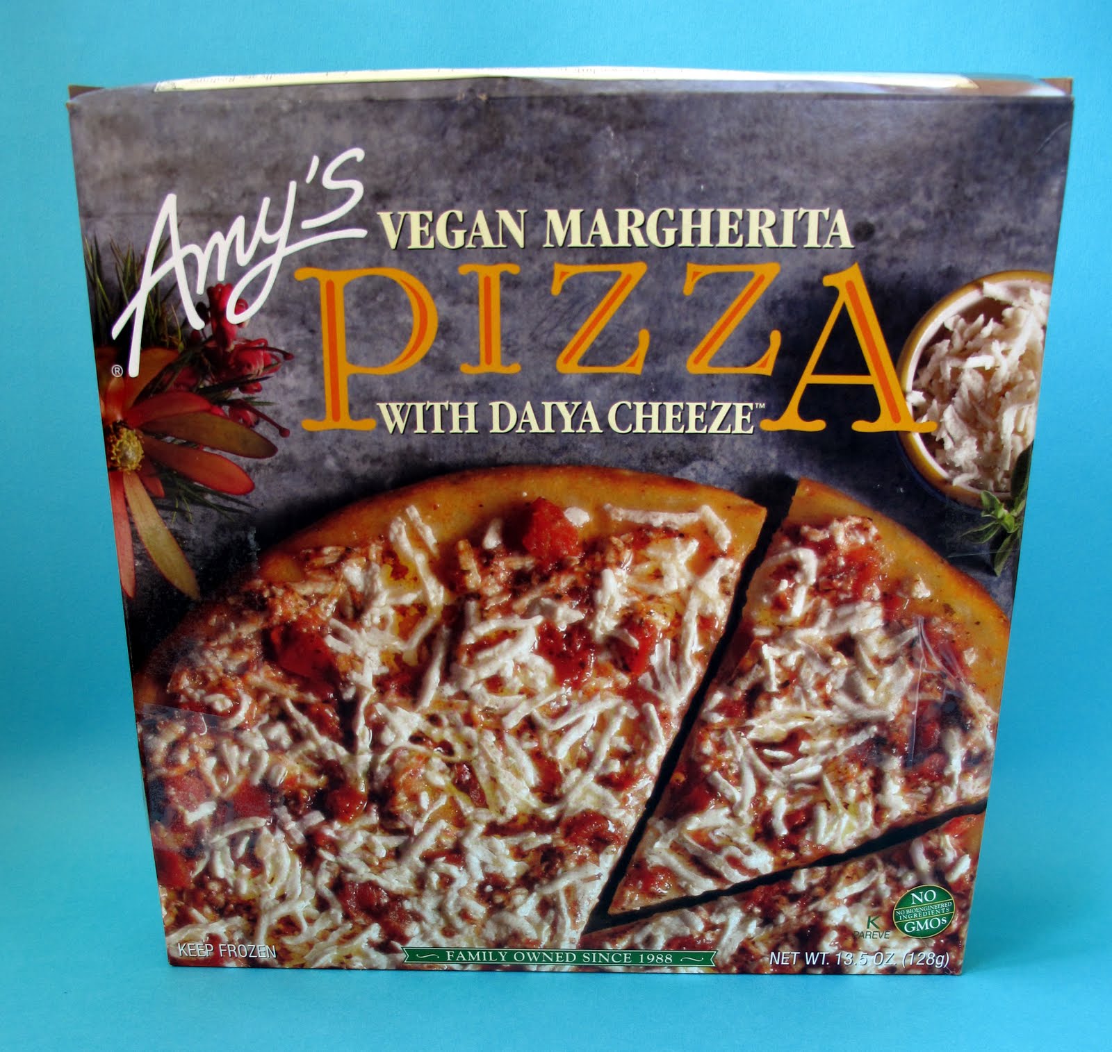 The Laziest Vegans in the World Amy's Vegan Margherita Pizza
