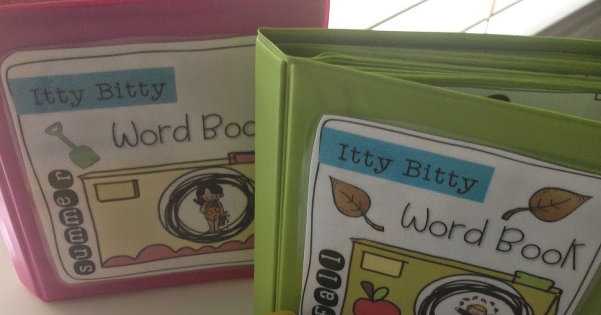 First Grader...at Last! Itty Bitty Word Books (Free Download)
