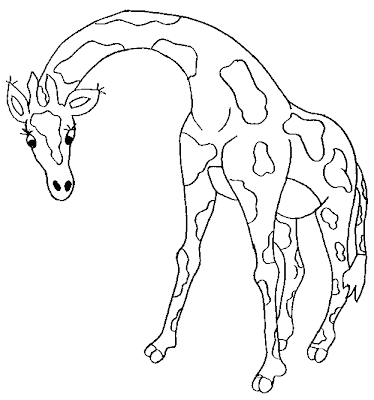Giraffe Coloring Page Giraffe Coloring Page