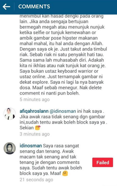 Riak Di Laman Sosial, Gadis Berang Ditegur Followers! Riak Di Laman Sosial, Gadis Berang Ditegur Followers!