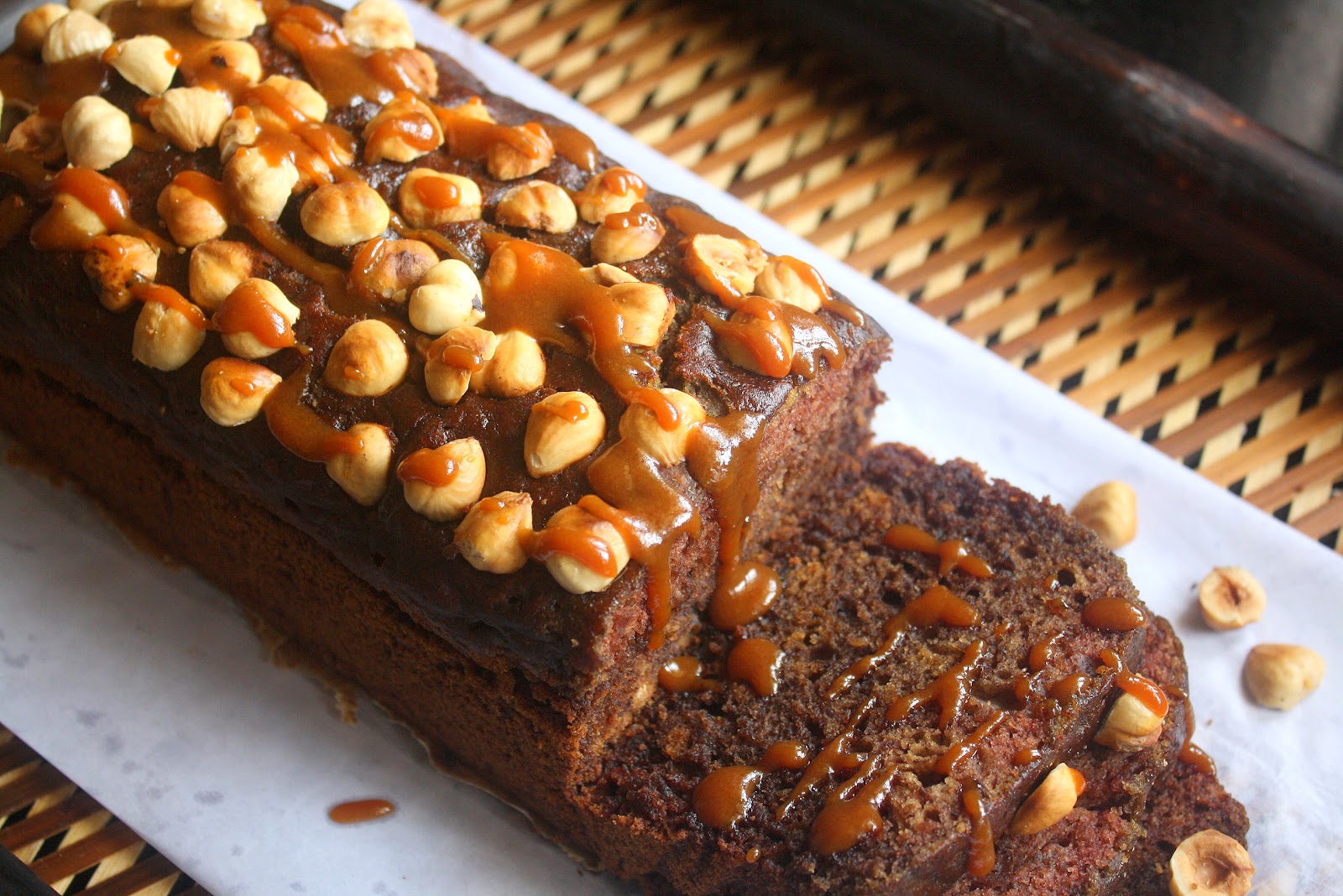 For the love of food! Hazelnut Date Cake spiked with Cinnamon