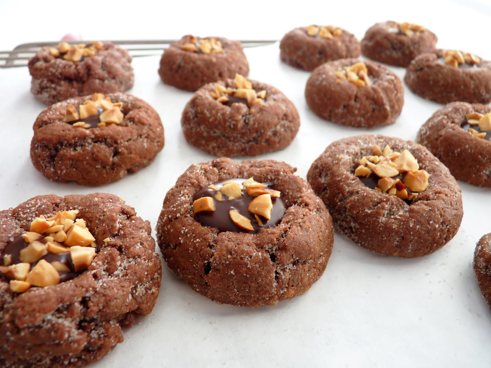pastry studio Chocolate Cinnamon & Hazelnut Thumbprints