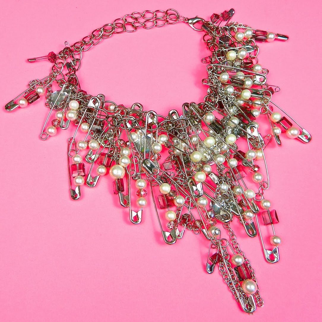 Mark Montano Pins & Pearls Necklace DIY