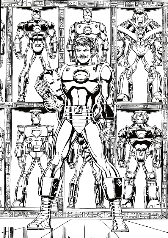 Iron Man Coloring Pages title=