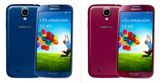 Samsung Galaxy S4 New Colours