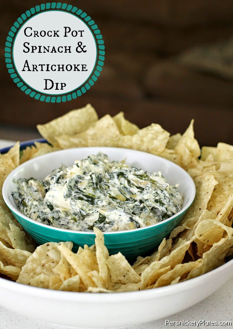 Crock Pot Spinach Artichoke Dip