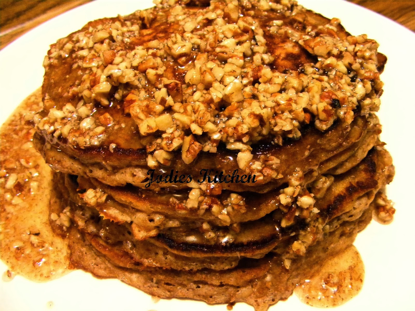 Jodies Kitchen Honey Pecan Pancakes