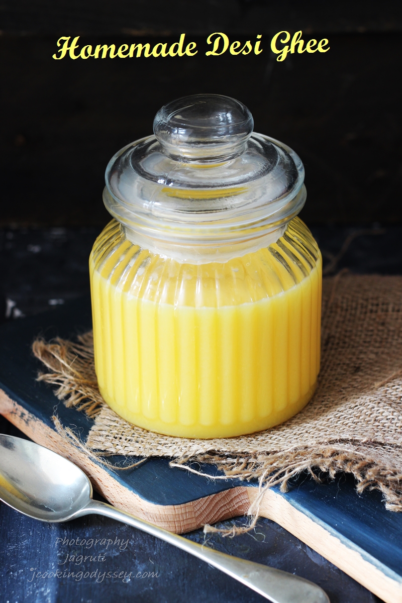 How to make homemade ghee using unsalted butter J Cooking Odyssey