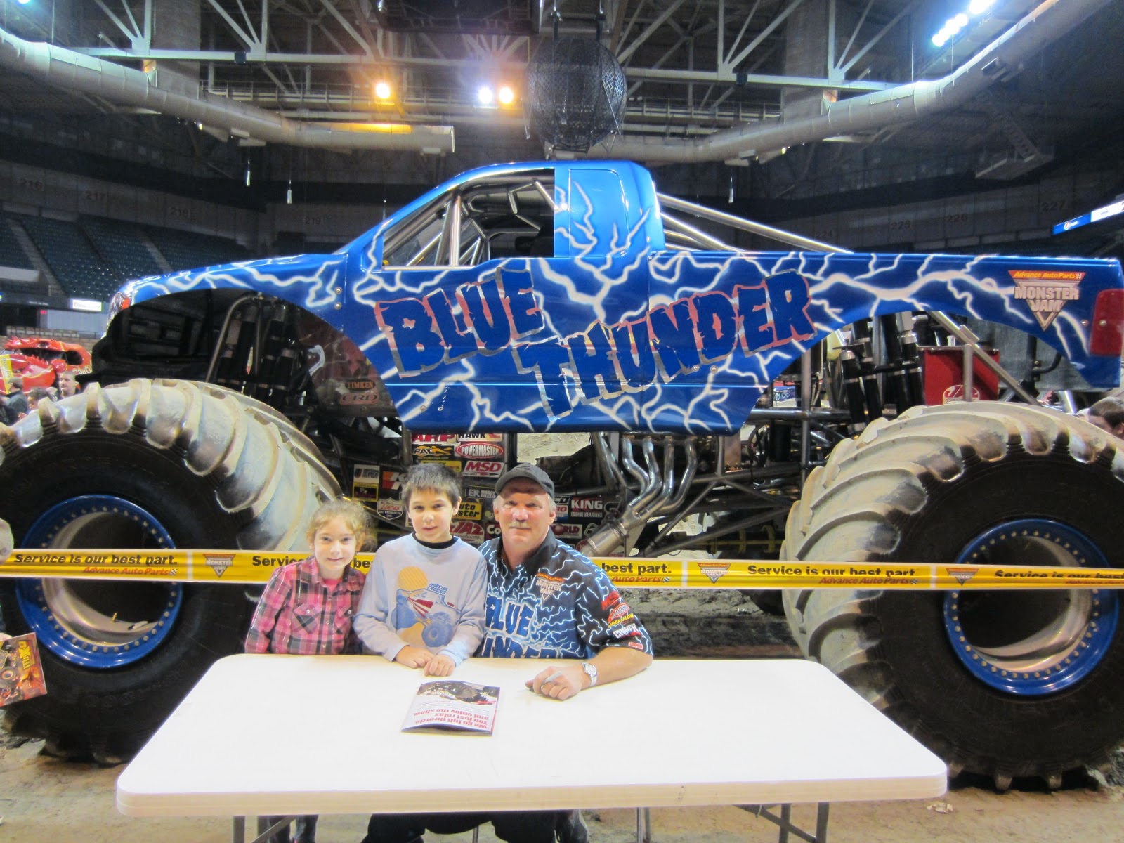 Evan and Lauren's Cool Blog 2/17/13 Monster Jam Pit Party and Show at