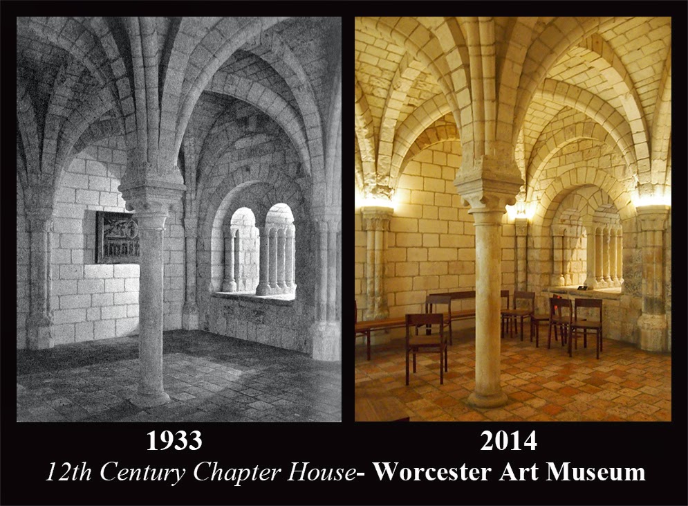 Worcester Art Museum Sketches By Travis Simpkins Then And Now 12th Century Chapter House Worcester Art Museum 1933 And 14