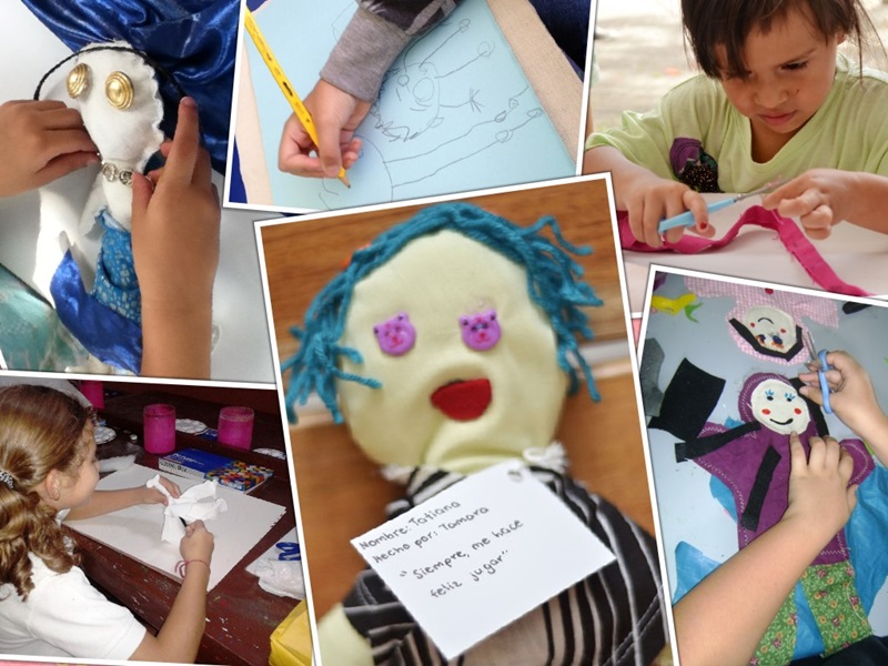 muñecos de trapo niños