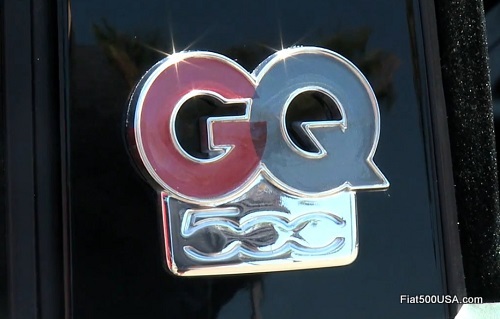 Fiat 500c GQ Edition Emblem