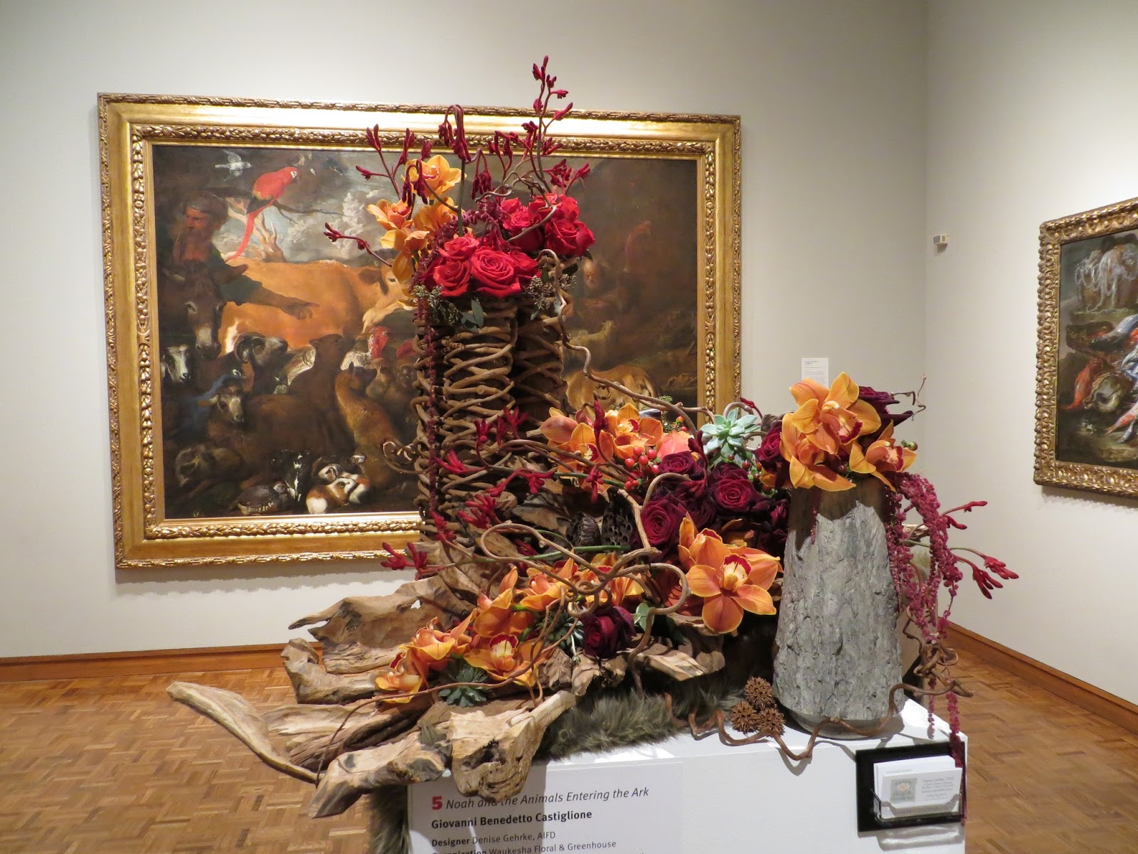 Justine's Halloween Beautiful Blooms at The Milwaukee Art Museum