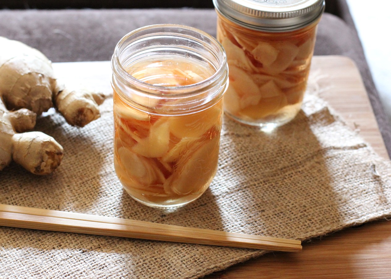 Japanese Pickled Ginger Recipe from The Joy of Pickling Fake Food Free