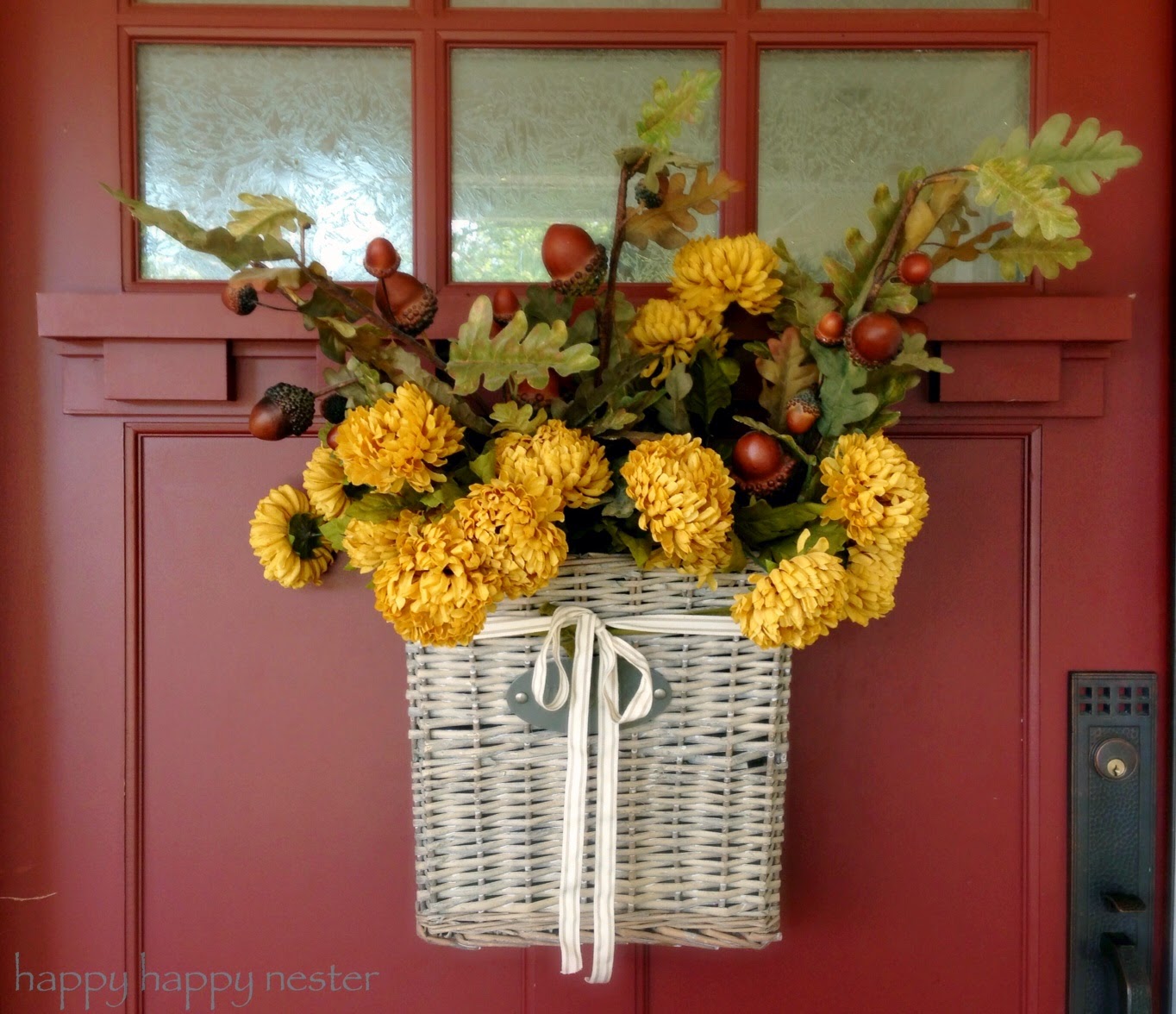 Happy Happy Nester Decorating with Pottery Barn Style Silk Flowers