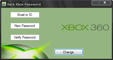 Hack Xbox Password