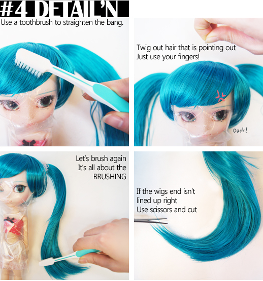 WhiteChocolateDreamland Tutorial Pullip Hair Care (Straight Wig)