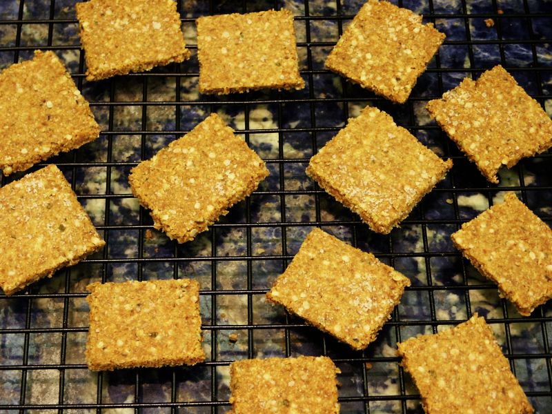 Moveable Feasts Flax and Hemp Seed Crackers