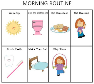 Preschool Morning Routine Chart
