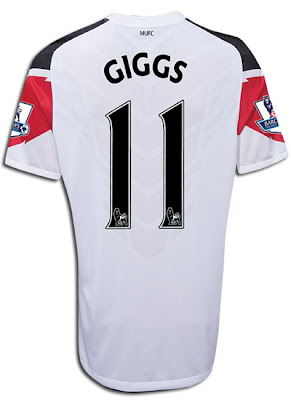 Ryan Giggs Away Jersey Manchester United 2011