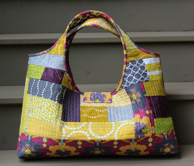 ... bag, and I fussy cut it to center the motifs on the bag bottom and