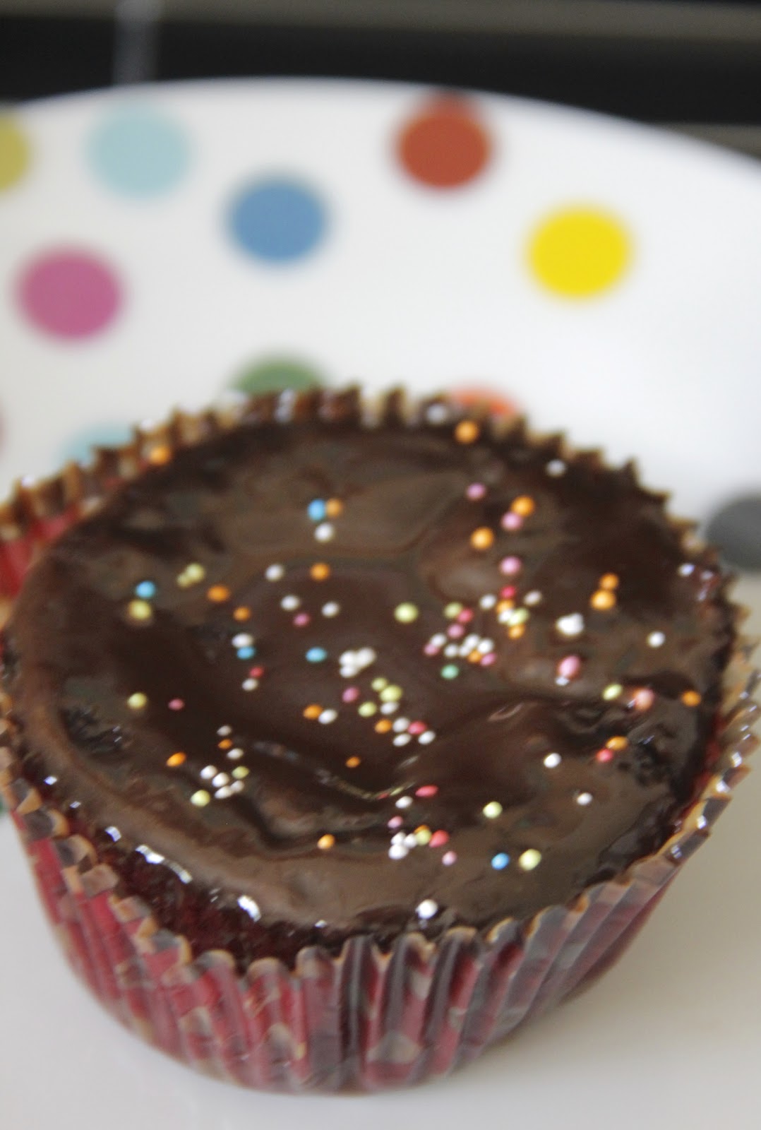 My Happy Place fudge brownie cupcakes with mocha ganache
