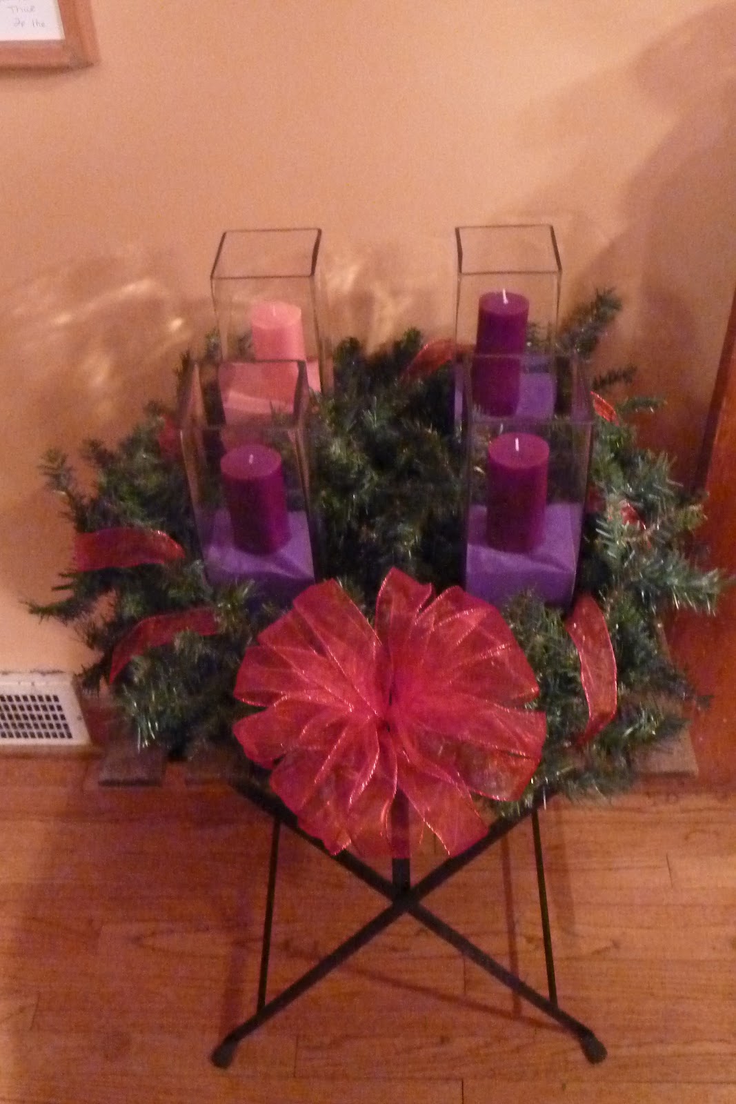 Centered in Christ Outdoor Advent Wreath