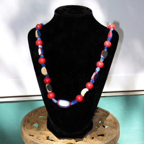 Come to the NudgeryFaire Camp Fire Girl Beads Necklace