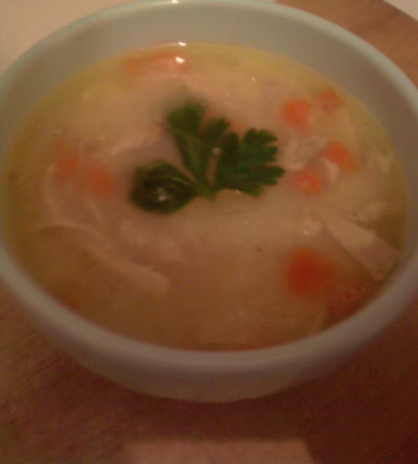 Vanilya & Tarçın Sebzeli Tavuk Suyu Çorba Vanilya & Tarçın Sebzeli Tavuk Suyu Çorba