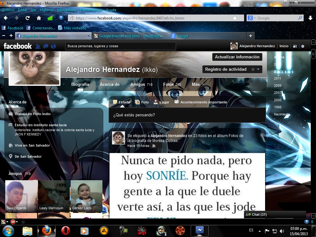 Stylish Para Facebook Google Chrome