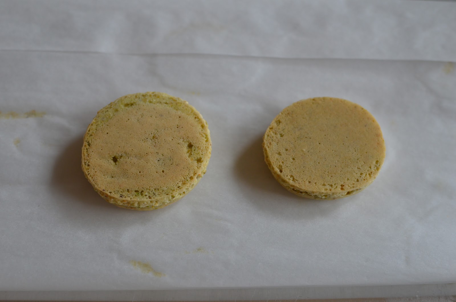 Playing with Flour Pistachio macarons