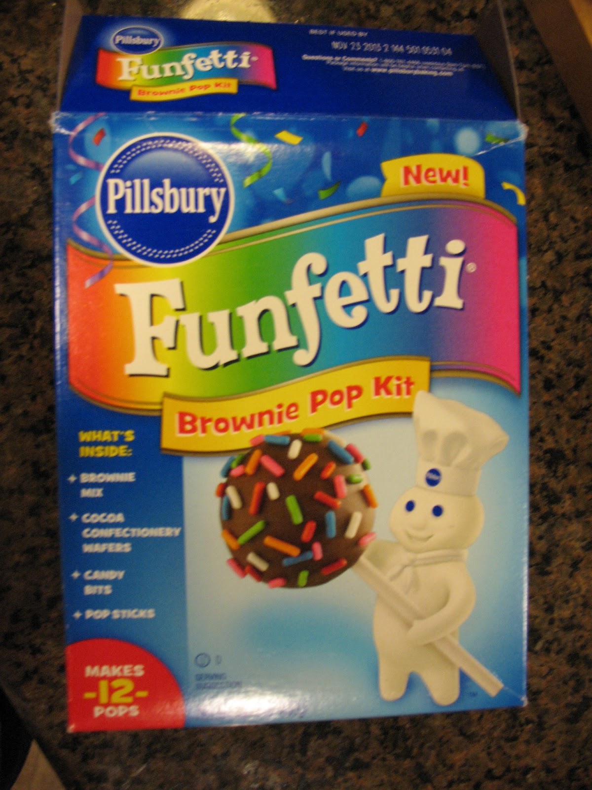 Go Cake Yourself Pillsbury Funfetti Brownie Pops