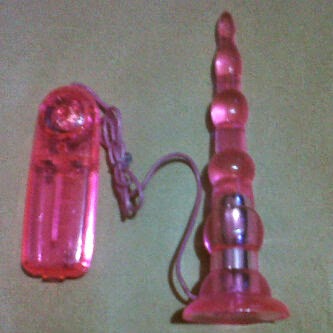 vibrator Beaded Butt Plug alat bantu sex