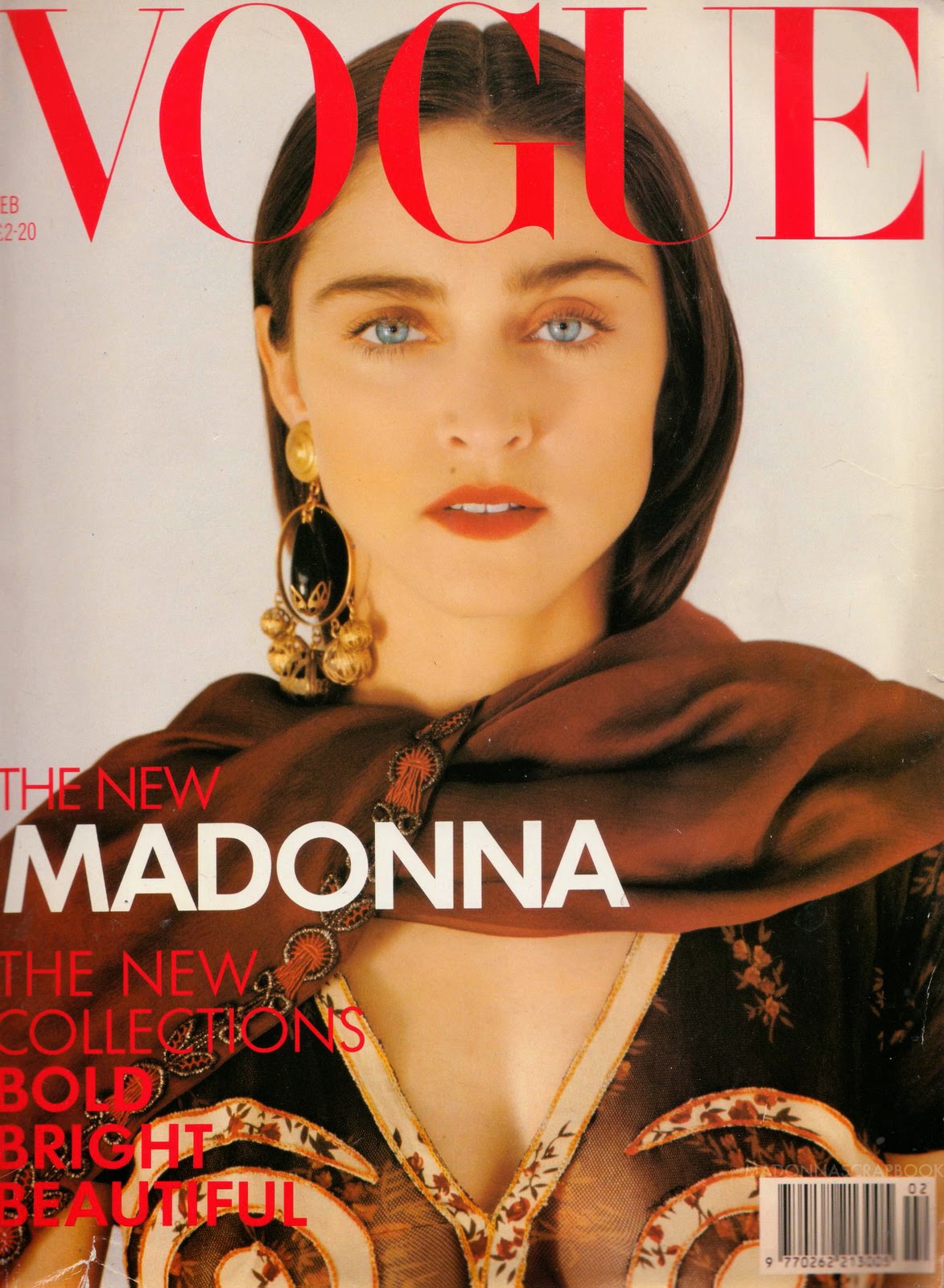 Pud Whacker's Madonna Scrapbook British Vogue The New Madonna