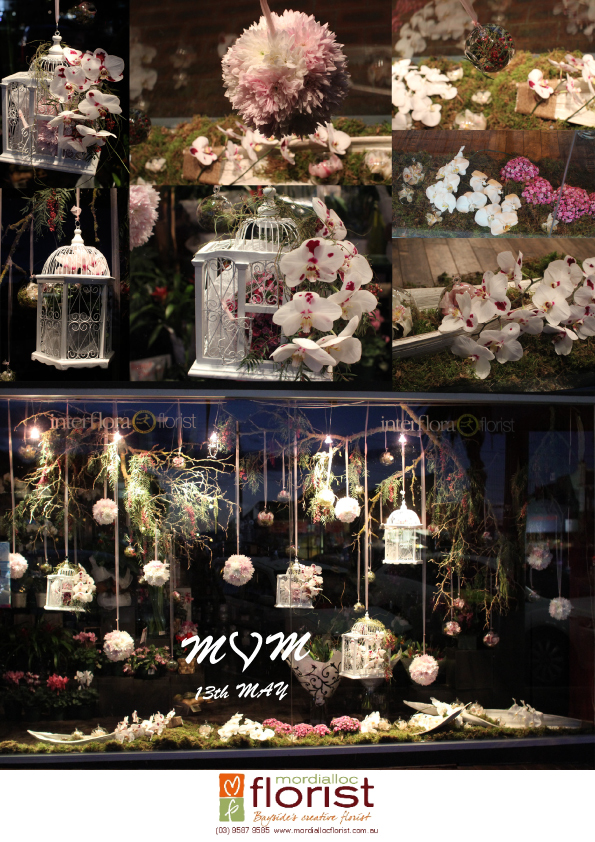 Mordialloc Florist Mothers Day Window Display