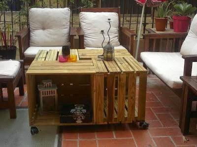 Ideas para decorar con cajas de fruta Ideas para decorar con cajas de fruta