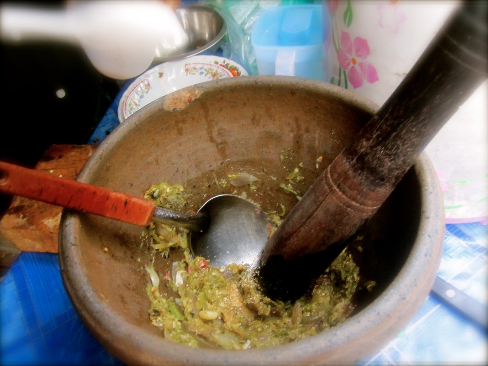 Clouds In The Kitchen Thai Green Chilli Paste {Nam Prik Noom}