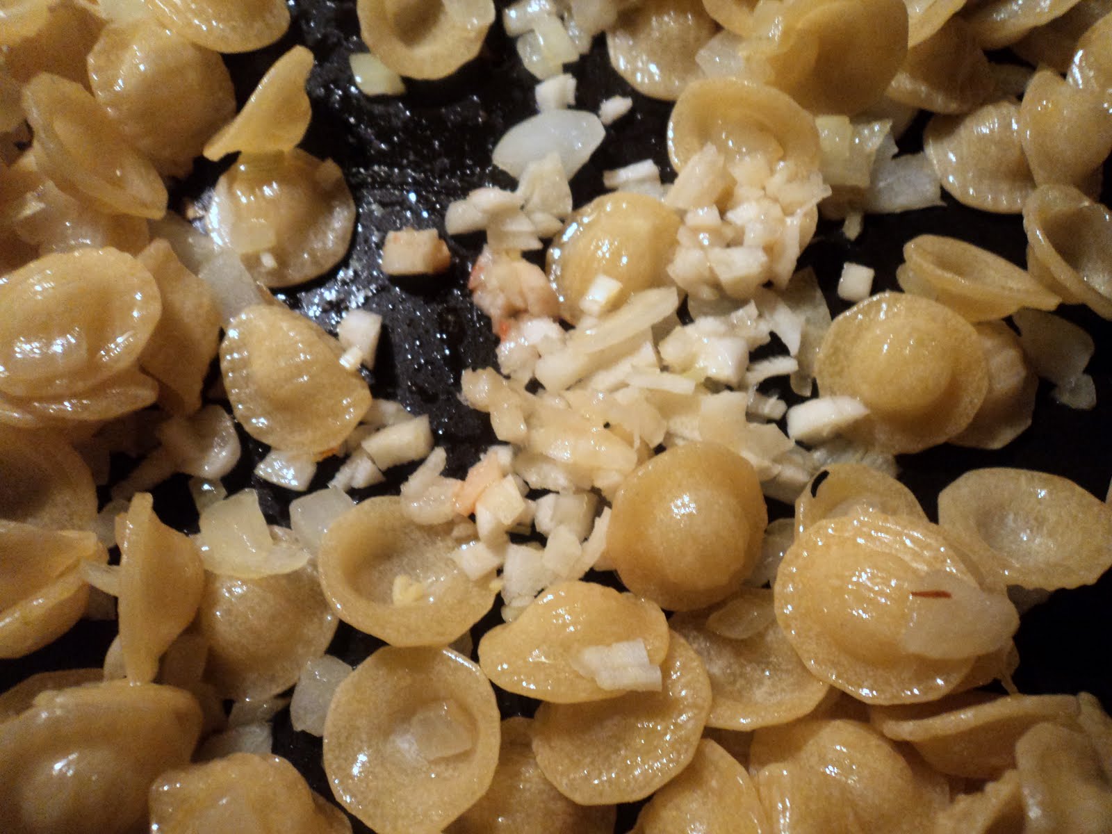 Sweet & Salty Southern Comfort Goat Cheese and Pancetta Orecchiette