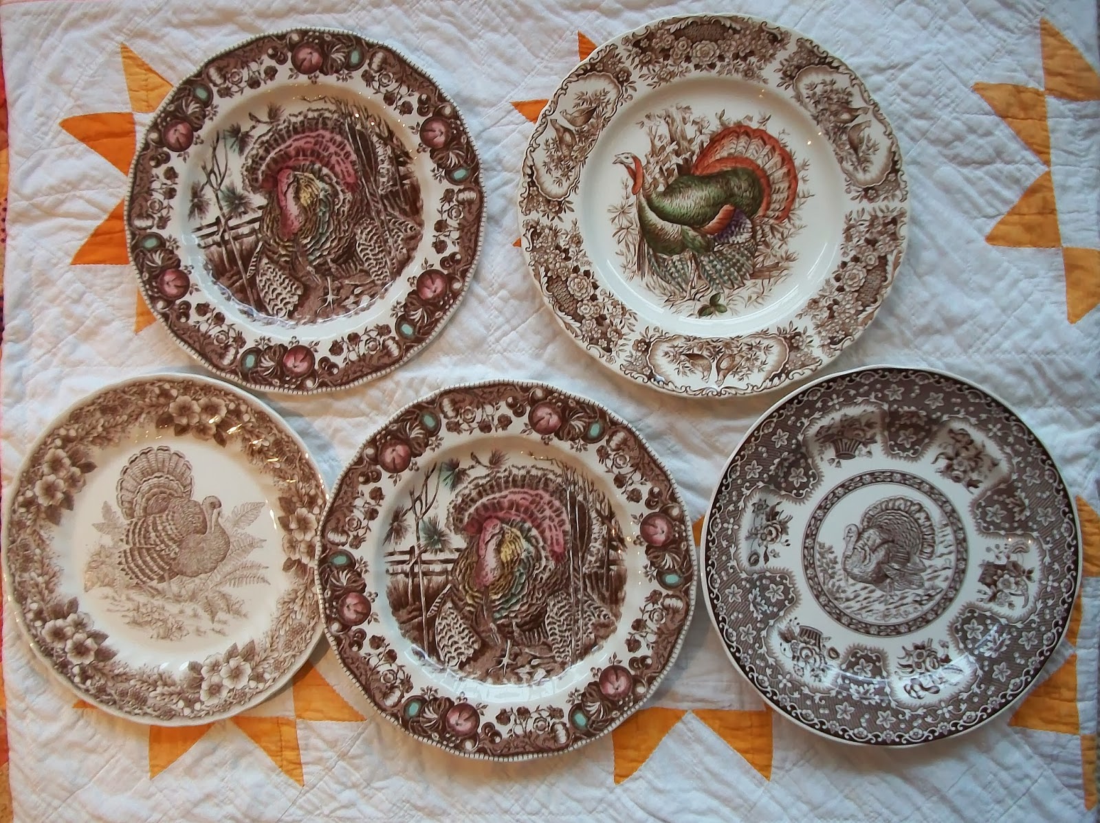 Gone To The Beach Turkey Plates Plates of Turkey Happy Thanksgiving