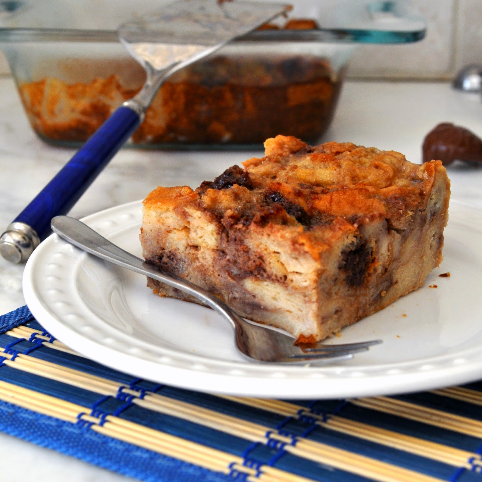 Cooking with Manuela Nutella Bread Pudding Recipe