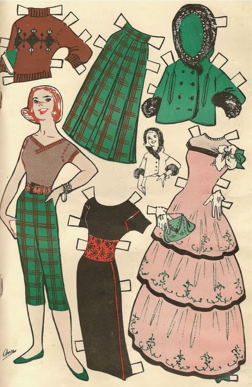 sonia cavallini illustration Paper Doll